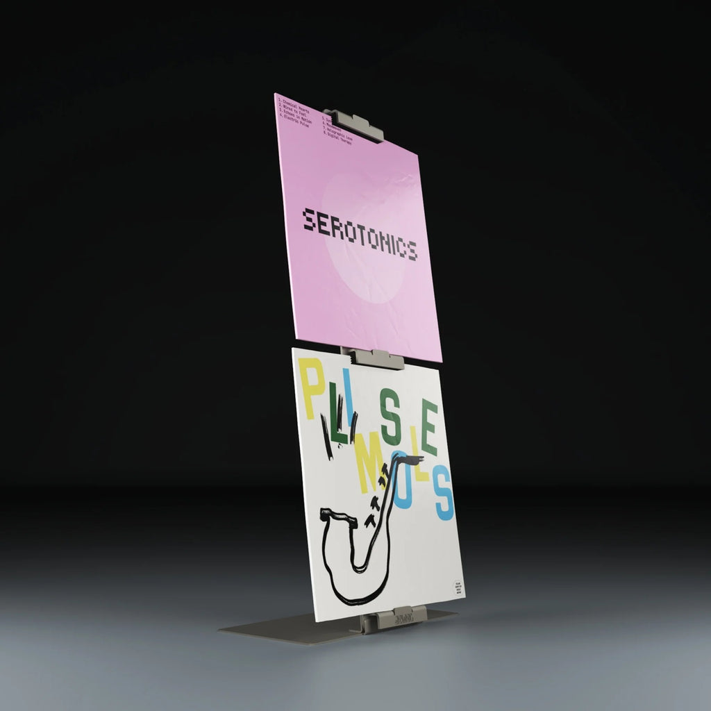Platenhouder incl. voet - Display LP-02