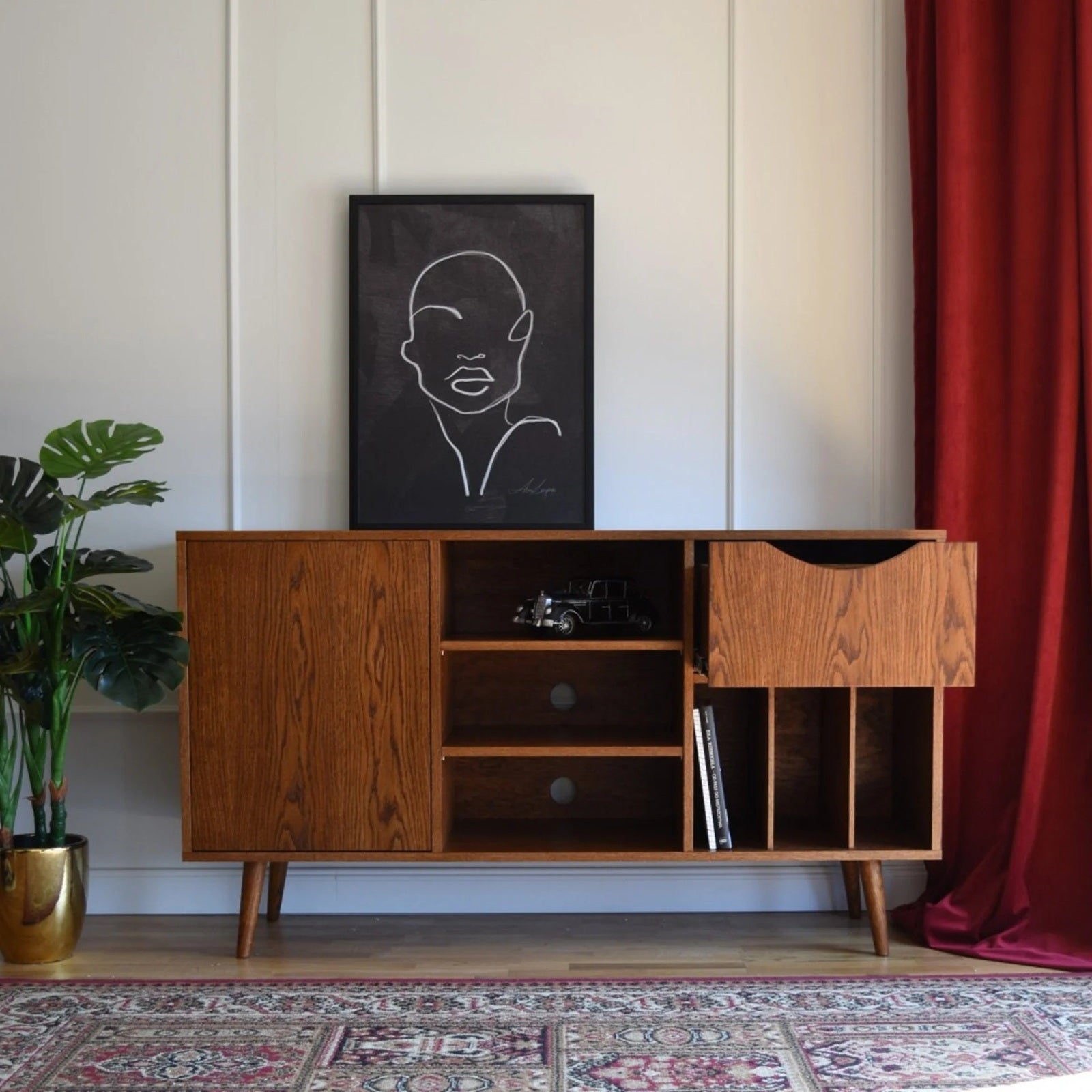 KRON VINYL platenkast sideboard